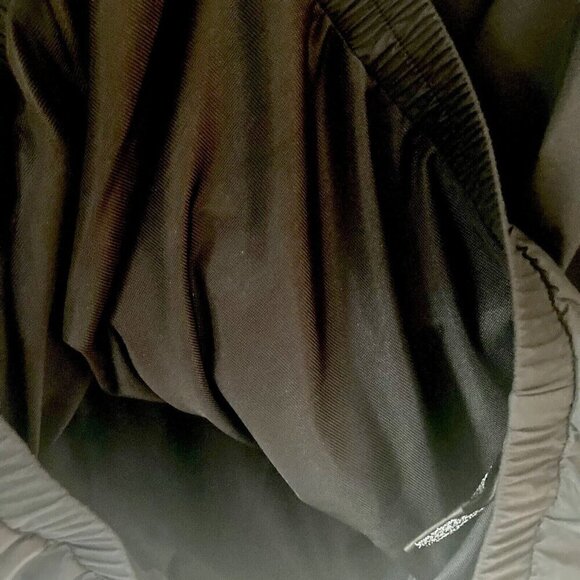 Dryjoys Footjoys Mens LG 1/2 Zip Snap Kangaroo Pocket Black Tan S/S Wind Shirt - Picture 12 of 16